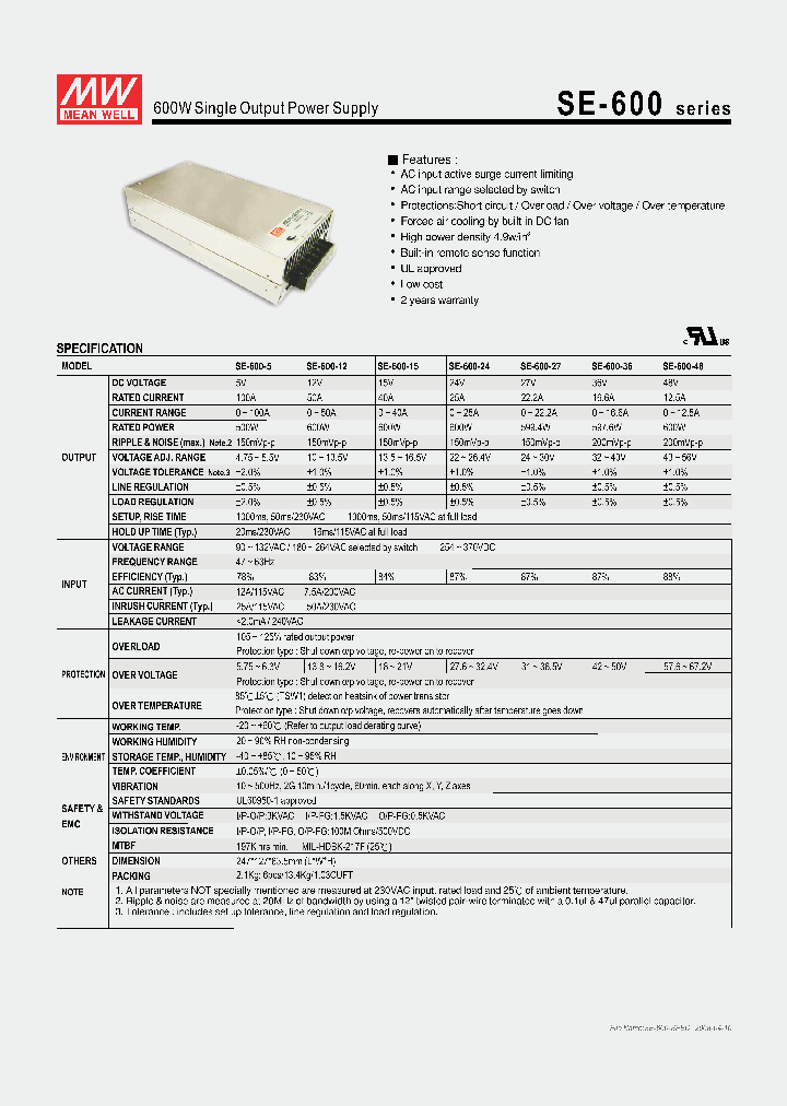 SE-600_4066956.PDF Datasheet