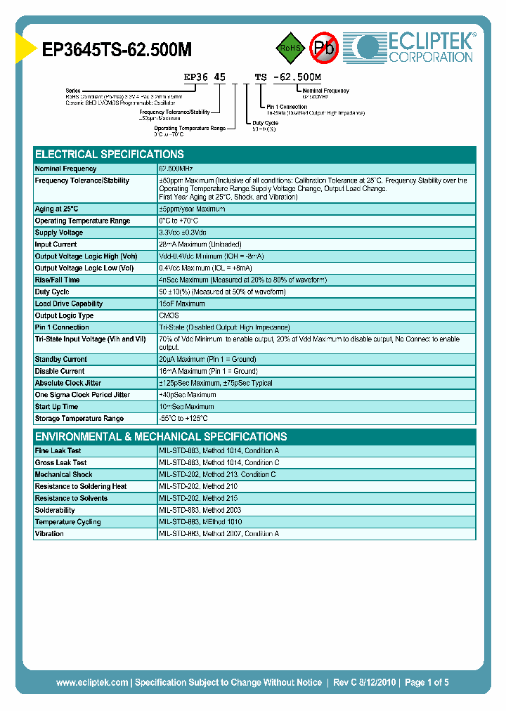 EP3645TS-62500M_3830593.PDF Datasheet
