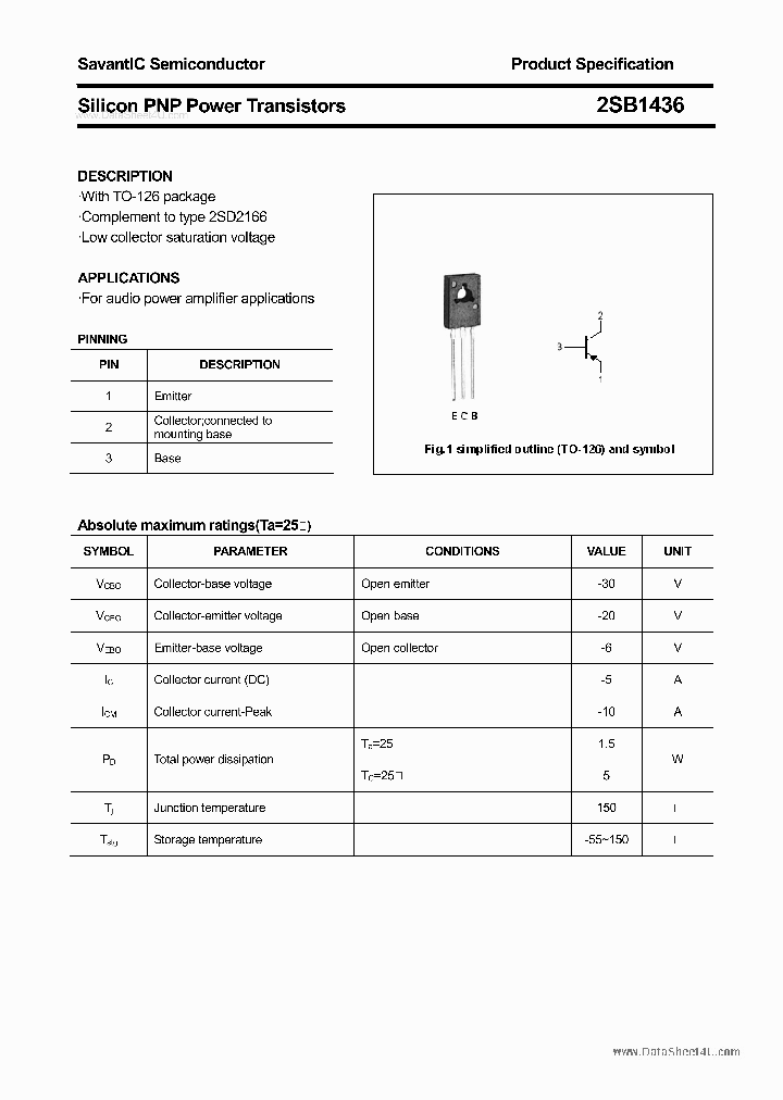 2SB1436_4083364.PDF Datasheet