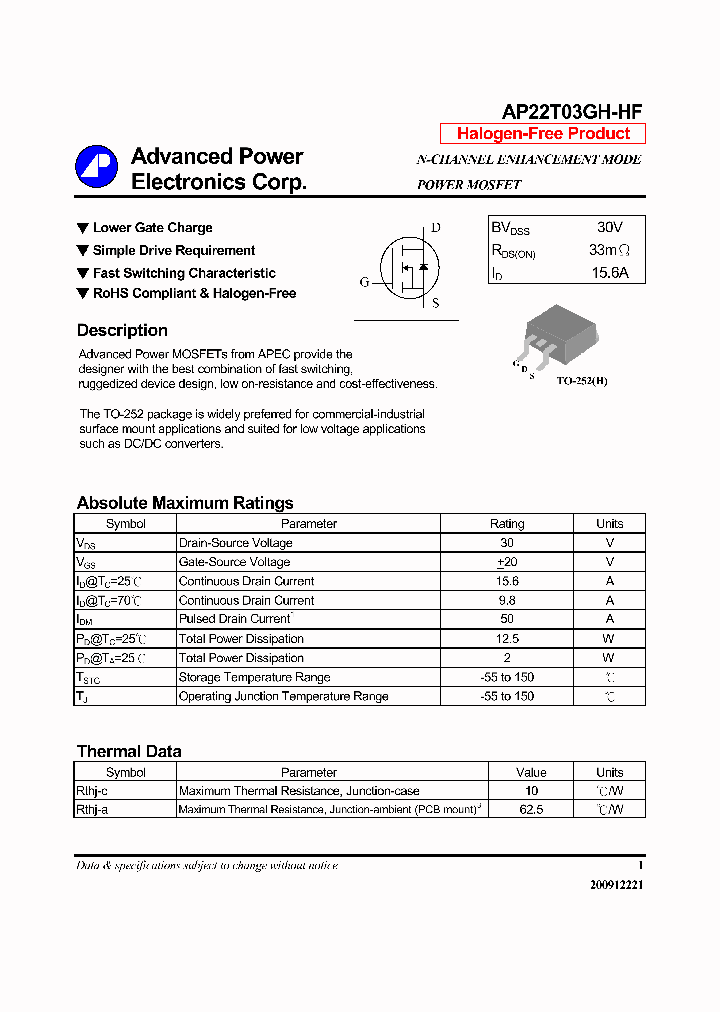 AP22T03GH-HF_3831823.PDF Datasheet