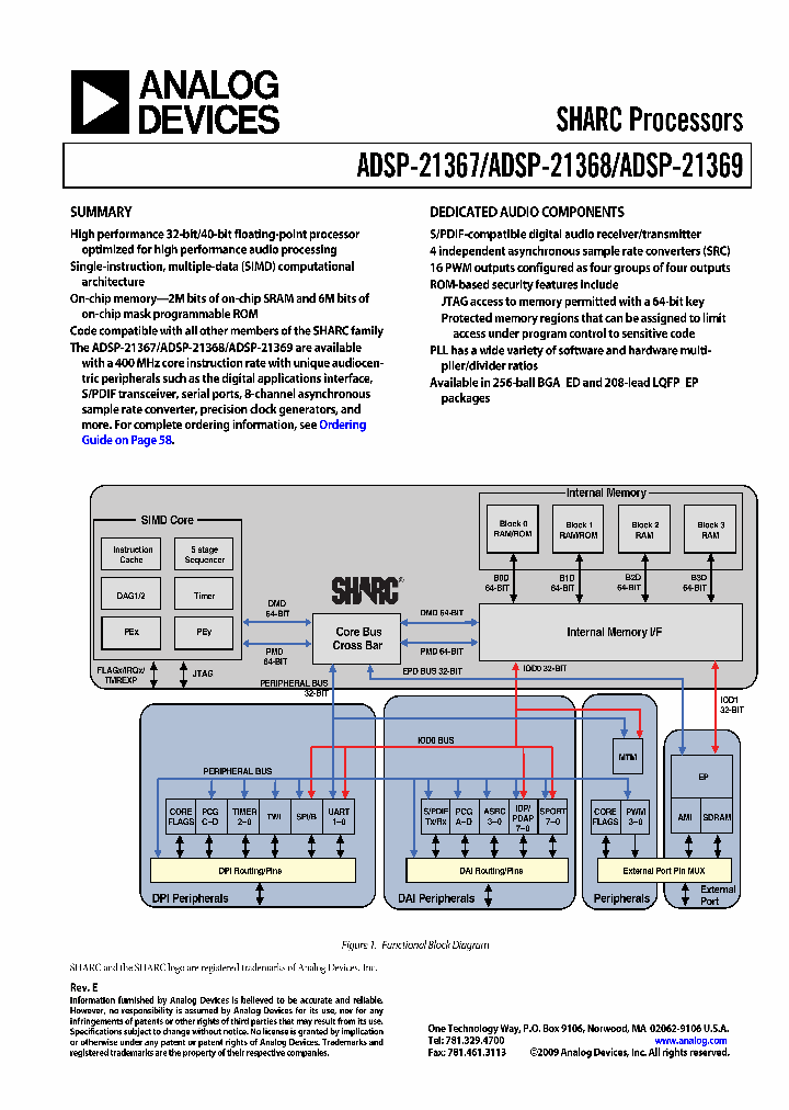 ADSP-21369BBP-2A_3829899.PDF Datasheet