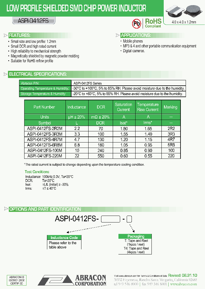 ASPI-0412FS-3R3-M-T4_3833702.PDF Datasheet
