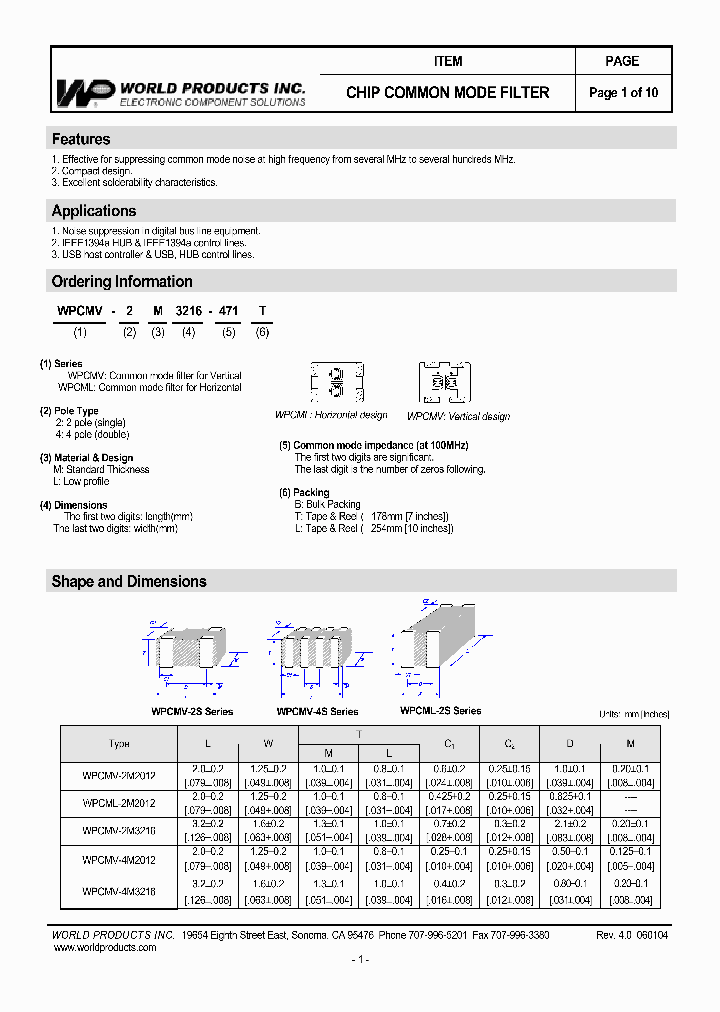 WPCMV-2L3216-700T_3845944.PDF Datasheet