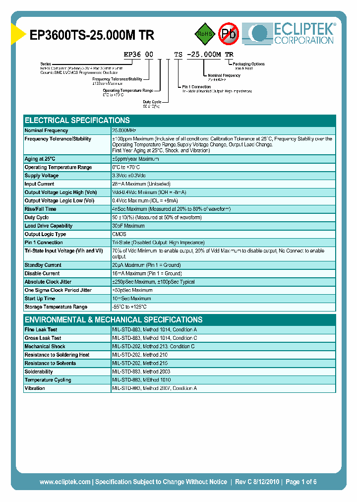 EP3600TS-25000MTR_3849081.PDF Datasheet