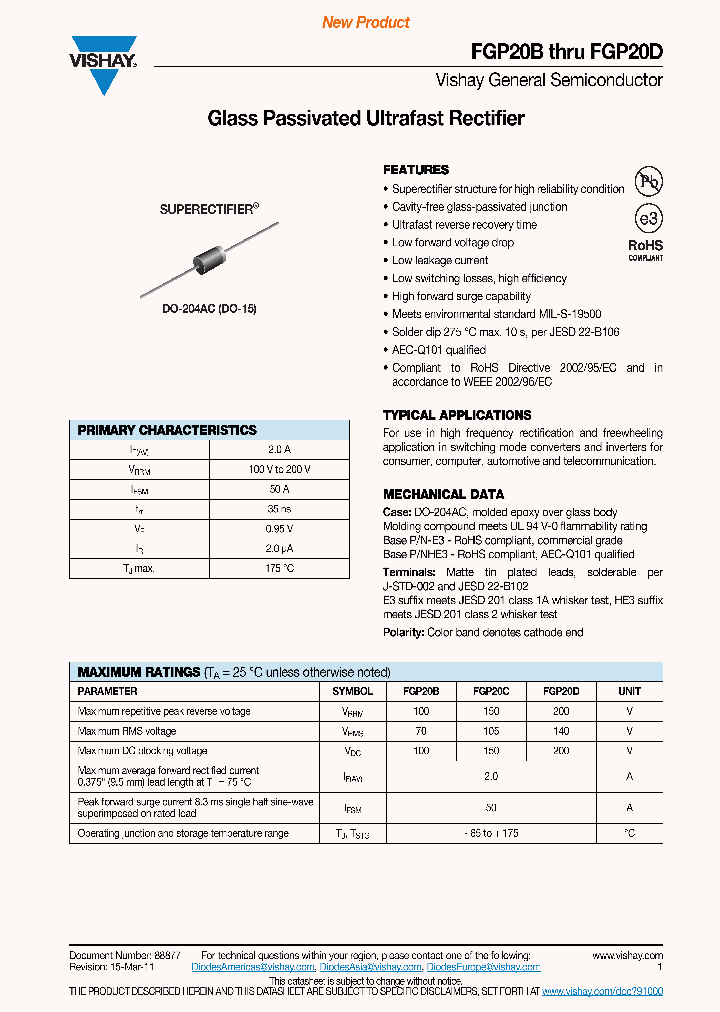 FGP20D-E3-73_4101522.PDF Datasheet