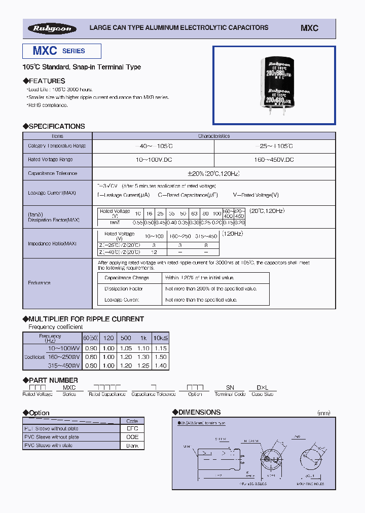 63MXC6800MSN30X40_3855515.PDF Datasheet