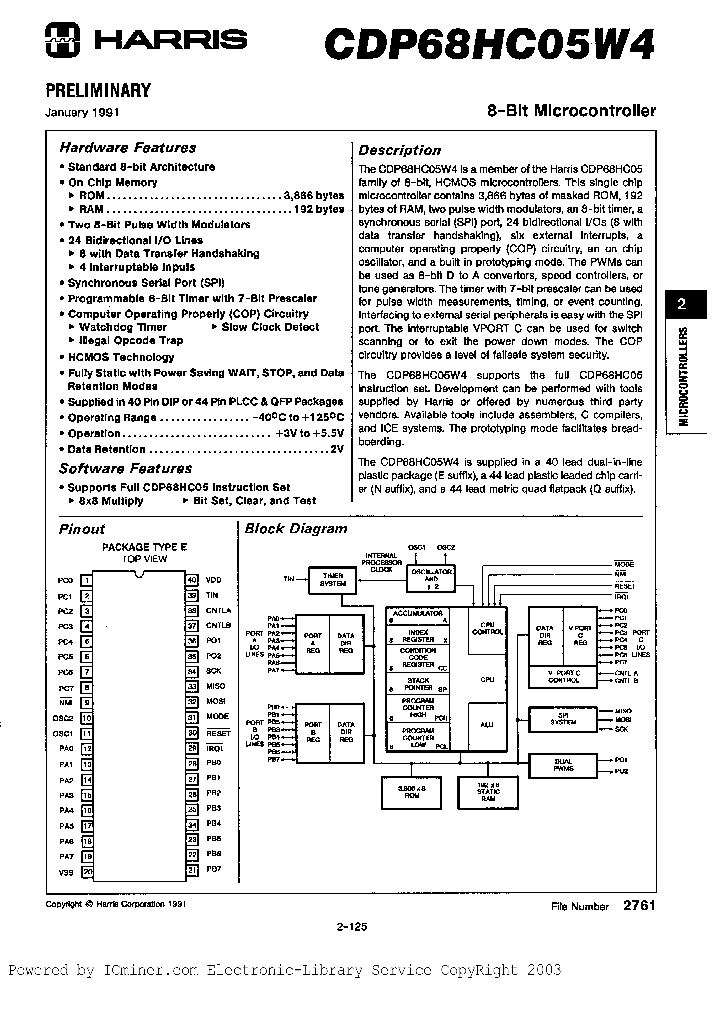 CDP68HC05W4E_3855272.PDF Datasheet