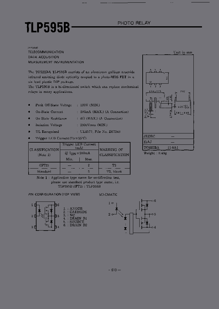TLP595BIFT2-LF4_3871681.PDF Datasheet