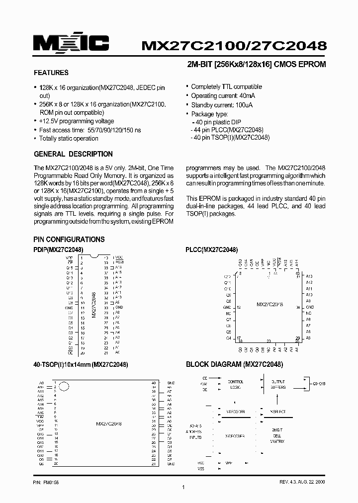 MX27C2048PC-55_3869808.PDF Datasheet