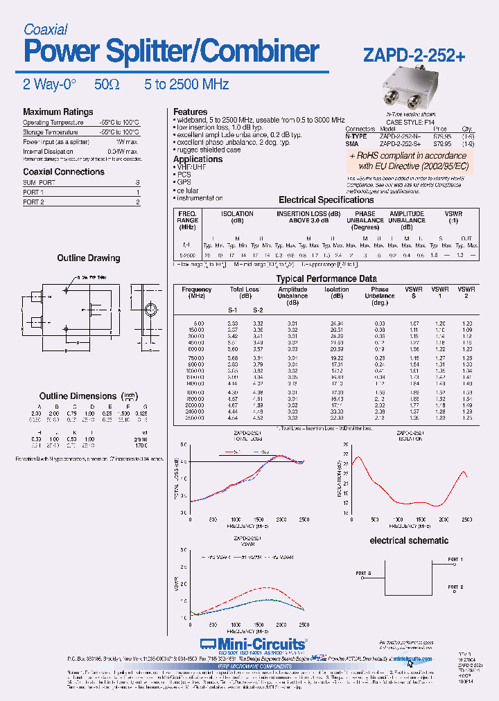 ZAPD-2-252_3874155.PDF Datasheet