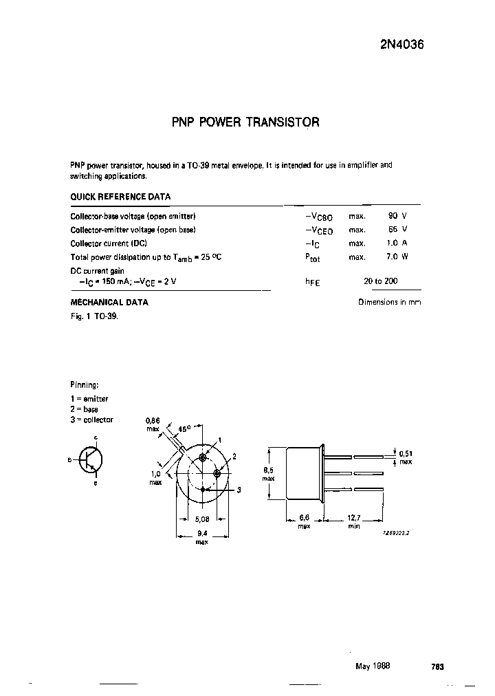 2N4036TAPE-REEL_3876989.PDF Datasheet