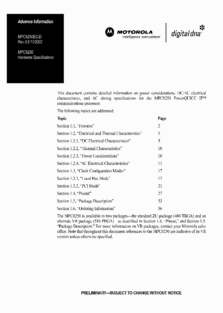 KXPC8250AZUPHBA_3882881.PDF Datasheet