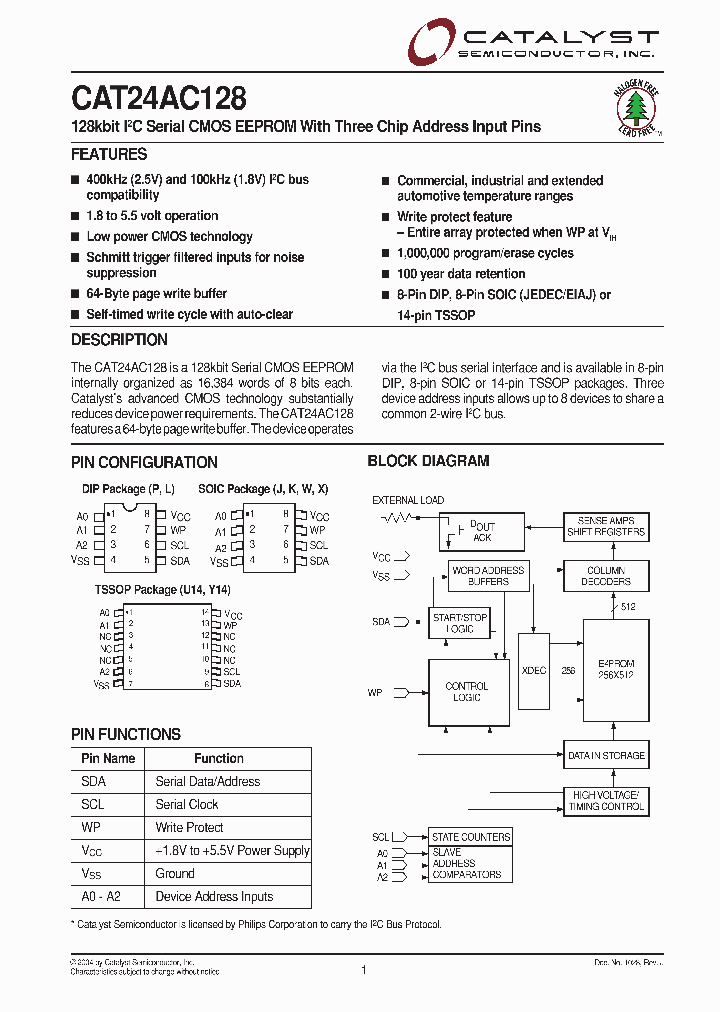 CAT24AC128PI-18REV-A_3884760.PDF Datasheet