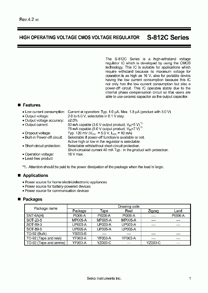 S-812C43BPI-C4XTFGG_3885487.PDF Datasheet