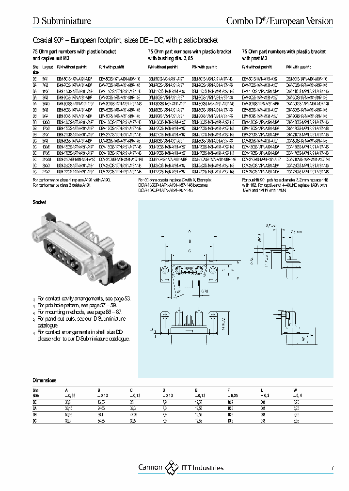 DBM-9C4S-1APN-A191-A197_3887707.PDF Datasheet