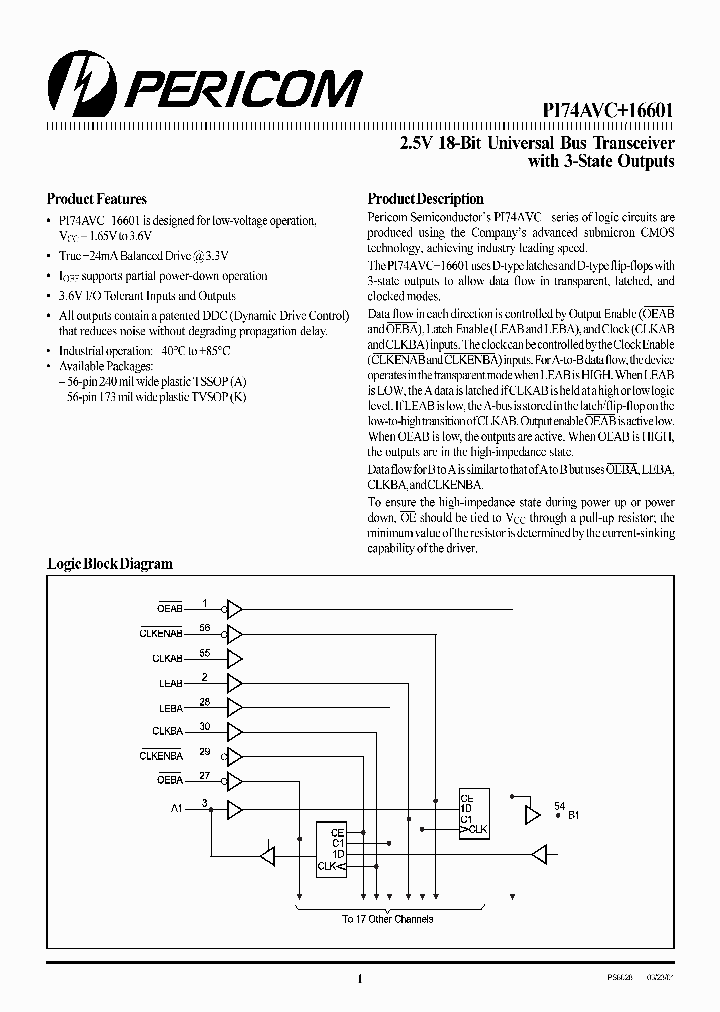 PI74AVC16601KX_3885714.PDF Datasheet