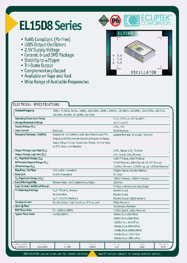 EL15D8G2F-75000MTR_3899085.PDF Datasheet