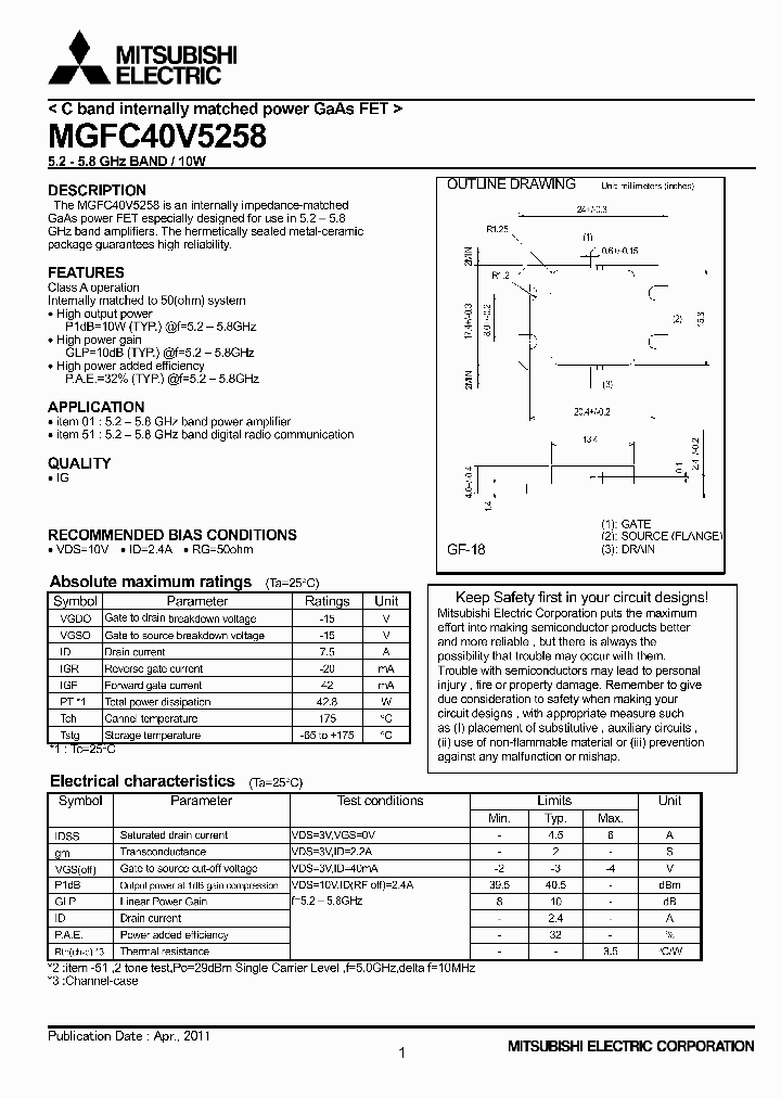 MGFC40V5258_4144317.PDF Datasheet