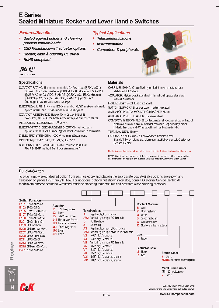 E107J1V8QE2_3913220.PDF Datasheet