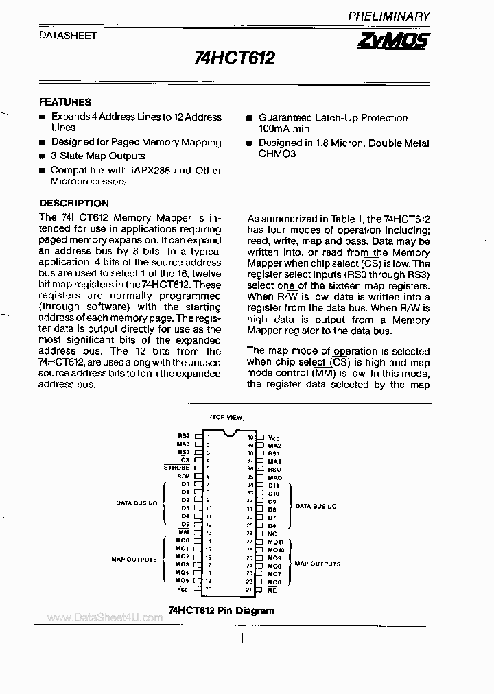 74HCT612_4151563.PDF Datasheet