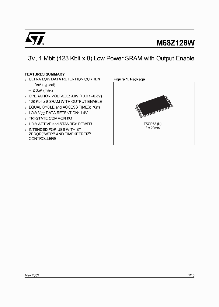 M68Z128W-70N1_3917100.PDF Datasheet