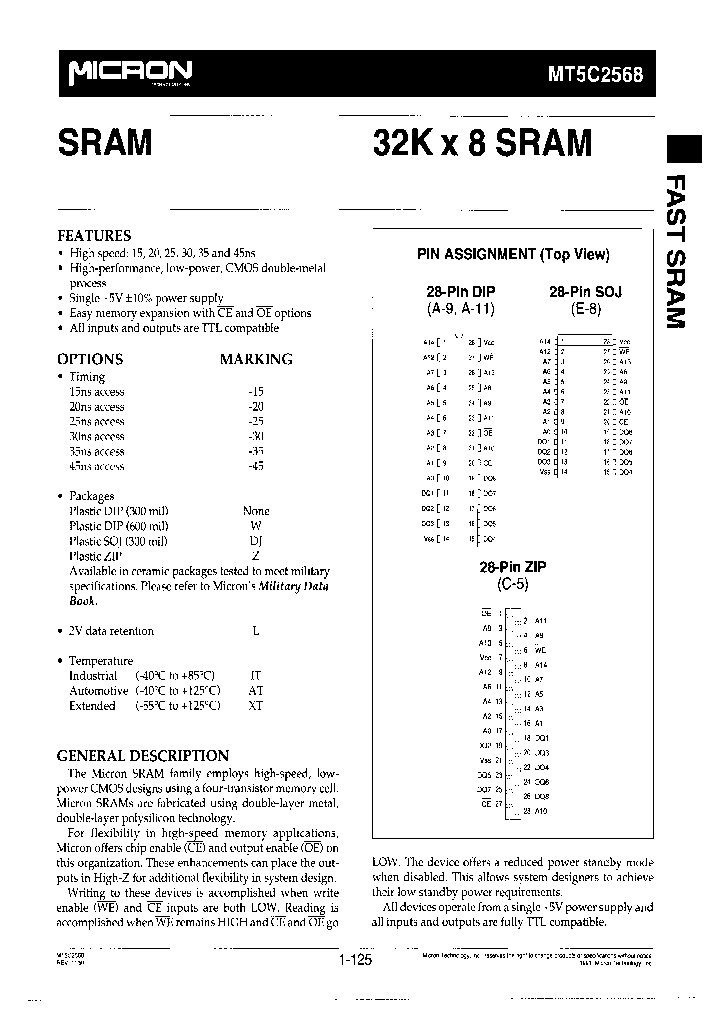 MT5C2568W-15LAT_3917464.PDF Datasheet