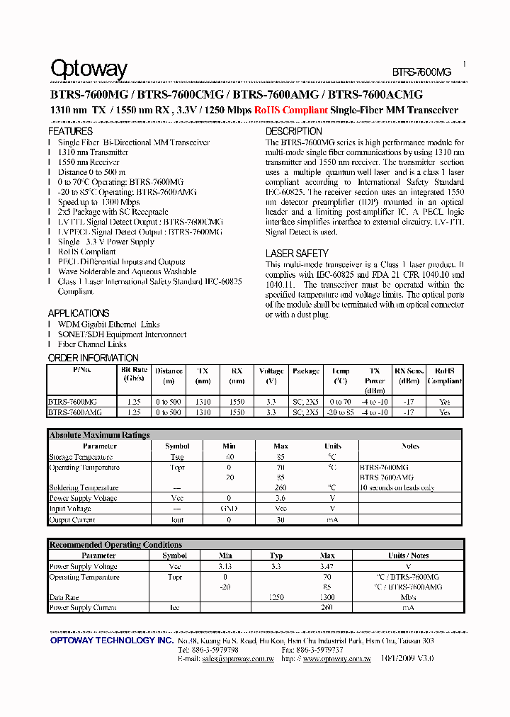 BTRS-7600MG09_4158241.PDF Datasheet