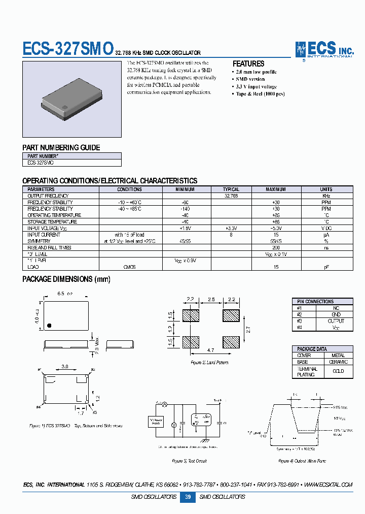 ECS-327SMO_3923484.PDF Datasheet