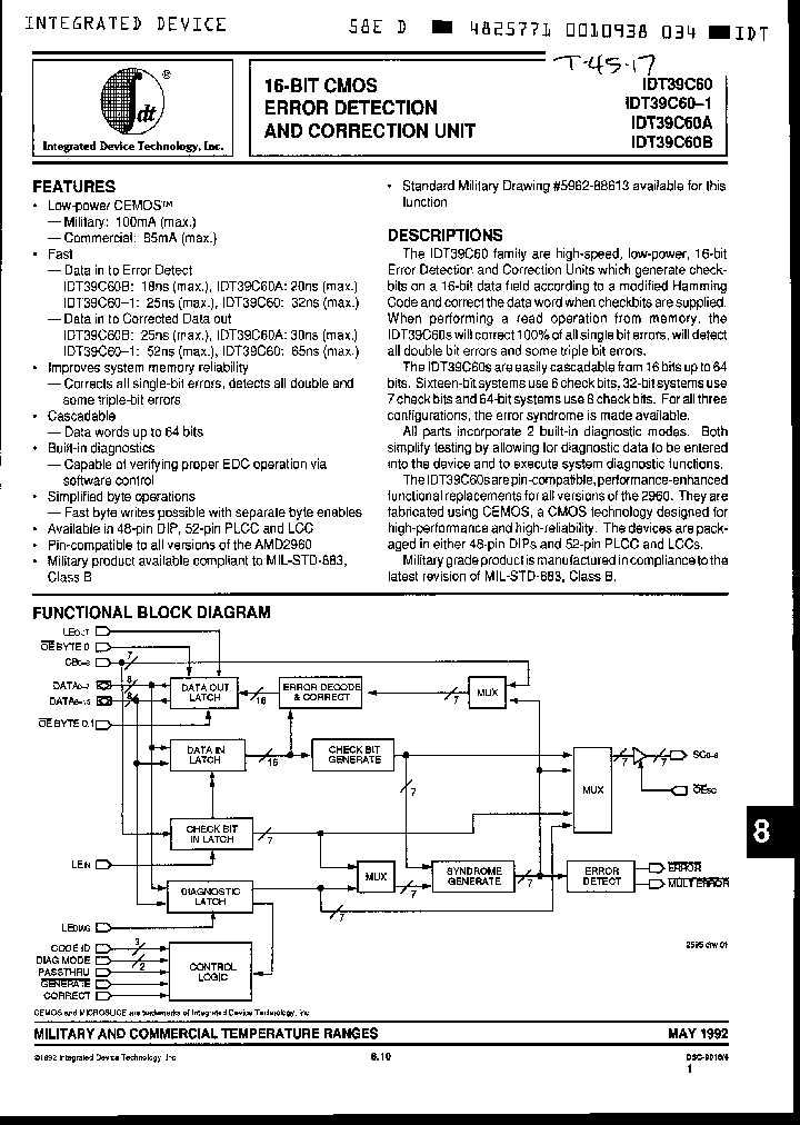 IDT39C60-1C_3964432.PDF Datasheet