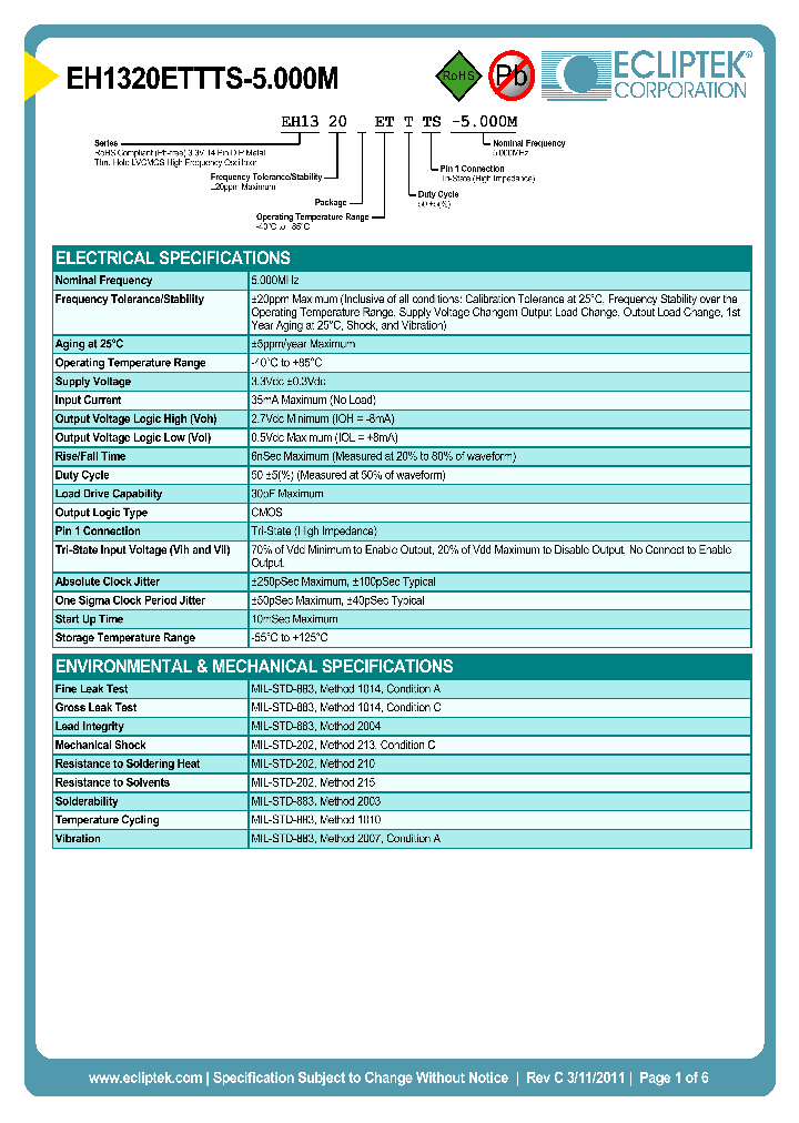 EH1320ETTTS-5000M_4003976.PDF Datasheet