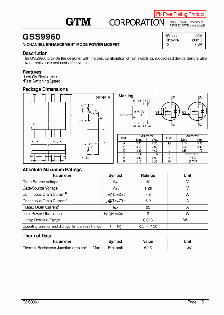 GSS9960_4203147.PDF Datasheet