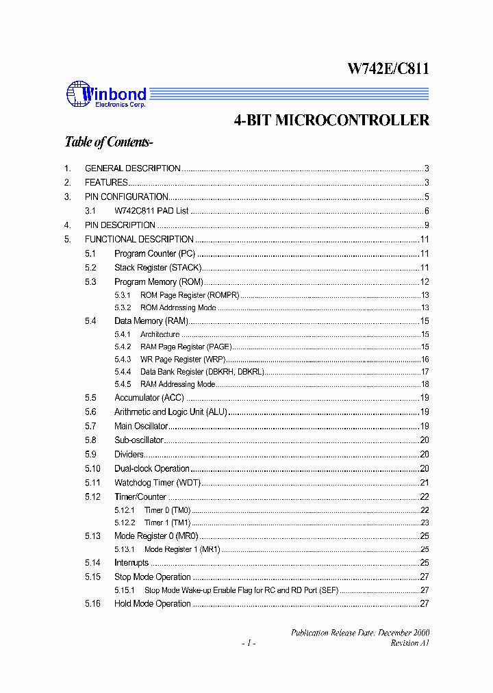 W742E811_4226748.PDF Datasheet