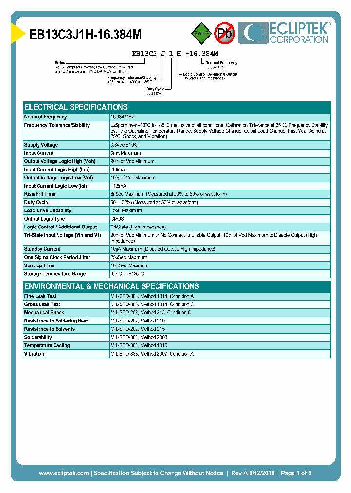 EB13C3J1H-16384M_4096745.PDF Datasheet