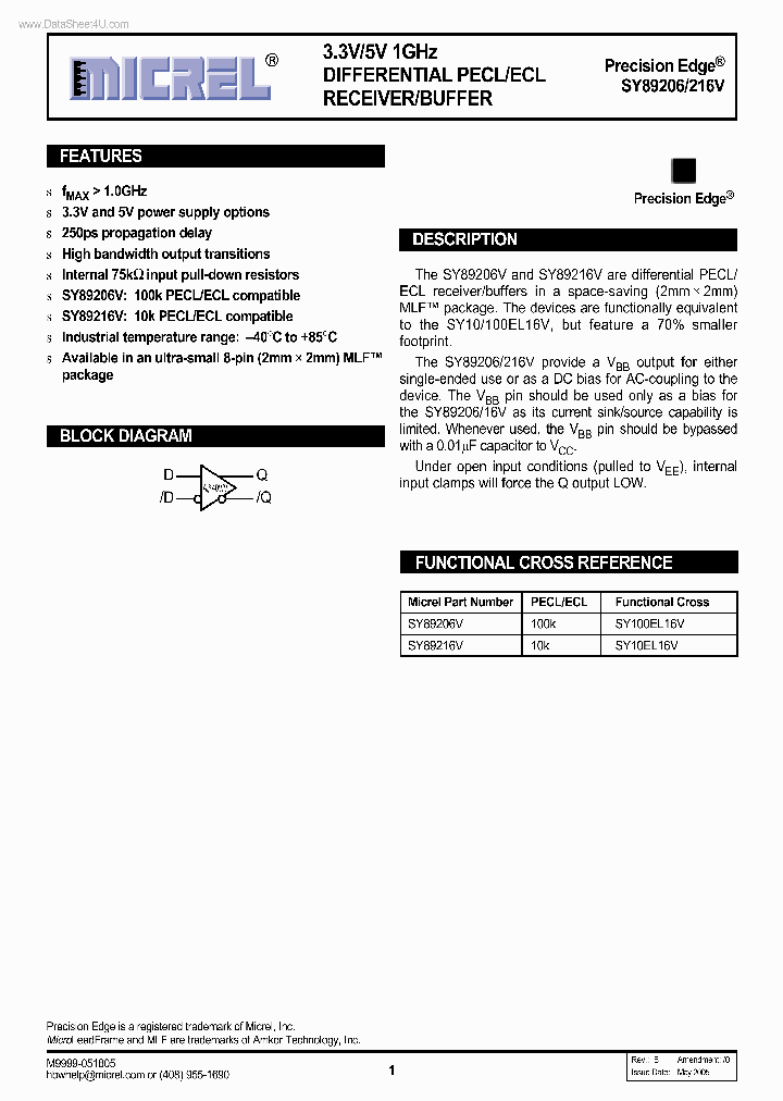 SY89206V_4233537.PDF Datasheet