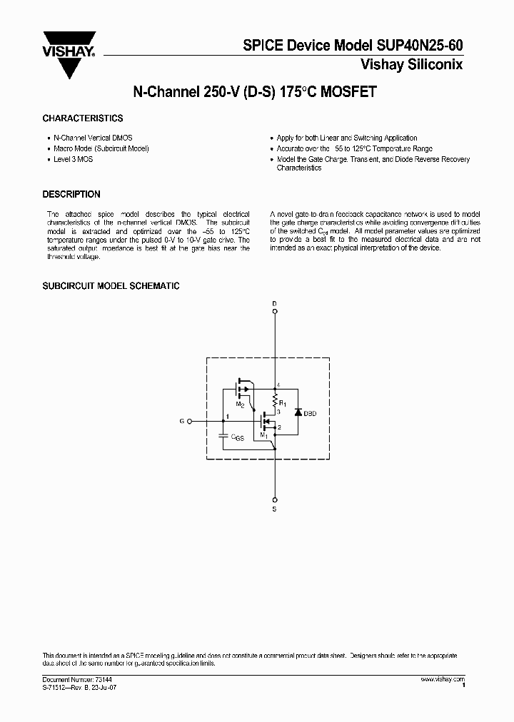 SUP40N25-60_4240267.PDF Datasheet