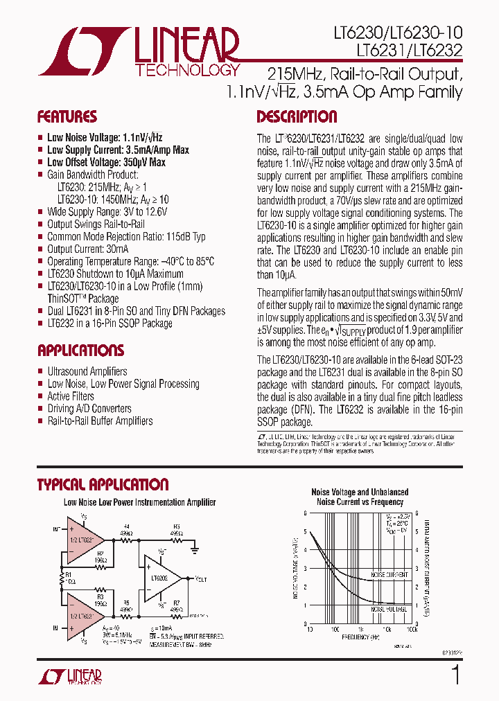 LT6230IS6-10TRPBF_4166747.PDF Datasheet