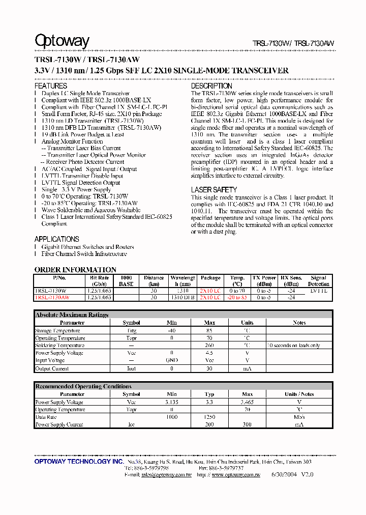 TRSL-7130AW_4181280.PDF Datasheet