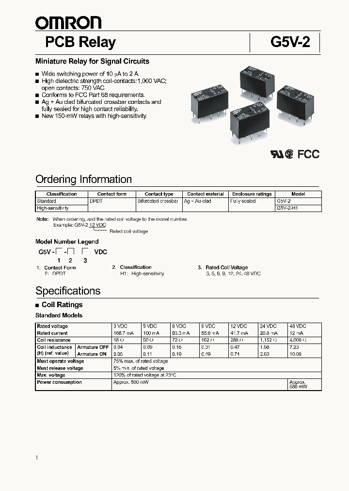 G5V-2-H1-6VDC_4196171.PDF Datasheet