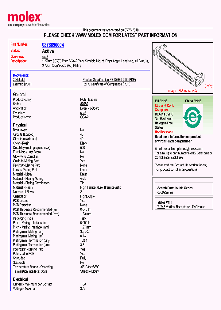 87689-0004_4250298.PDF Datasheet