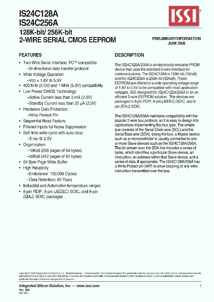 IS24C128A-3PLA3_4253252.PDF Datasheet