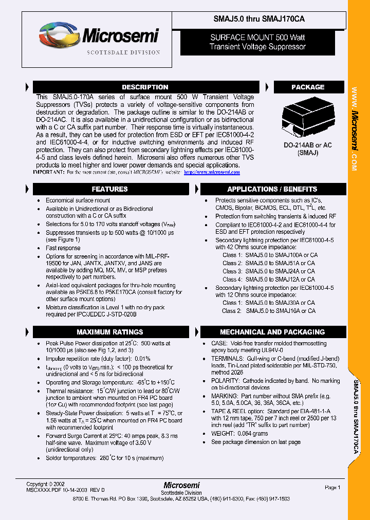 SMAJ12A_4275501.PDF Datasheet