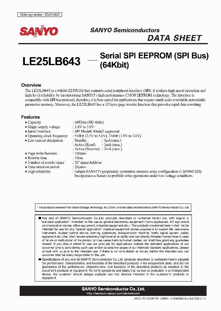 LE25LB64310_4277786.PDF Datasheet