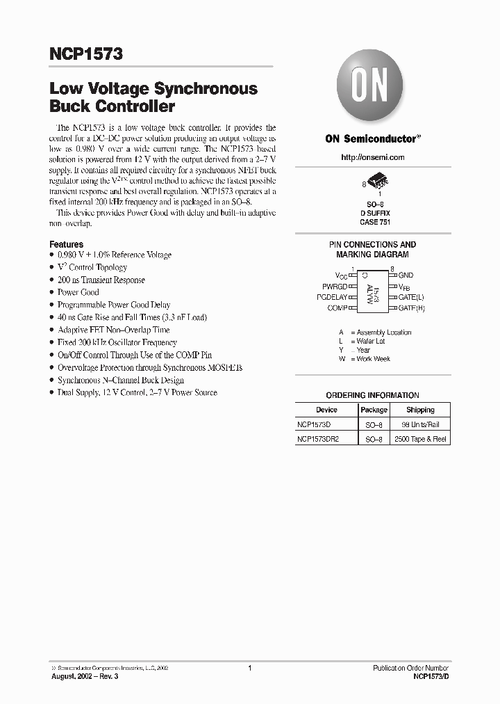 NCP1573-D_4281685.PDF Datasheet