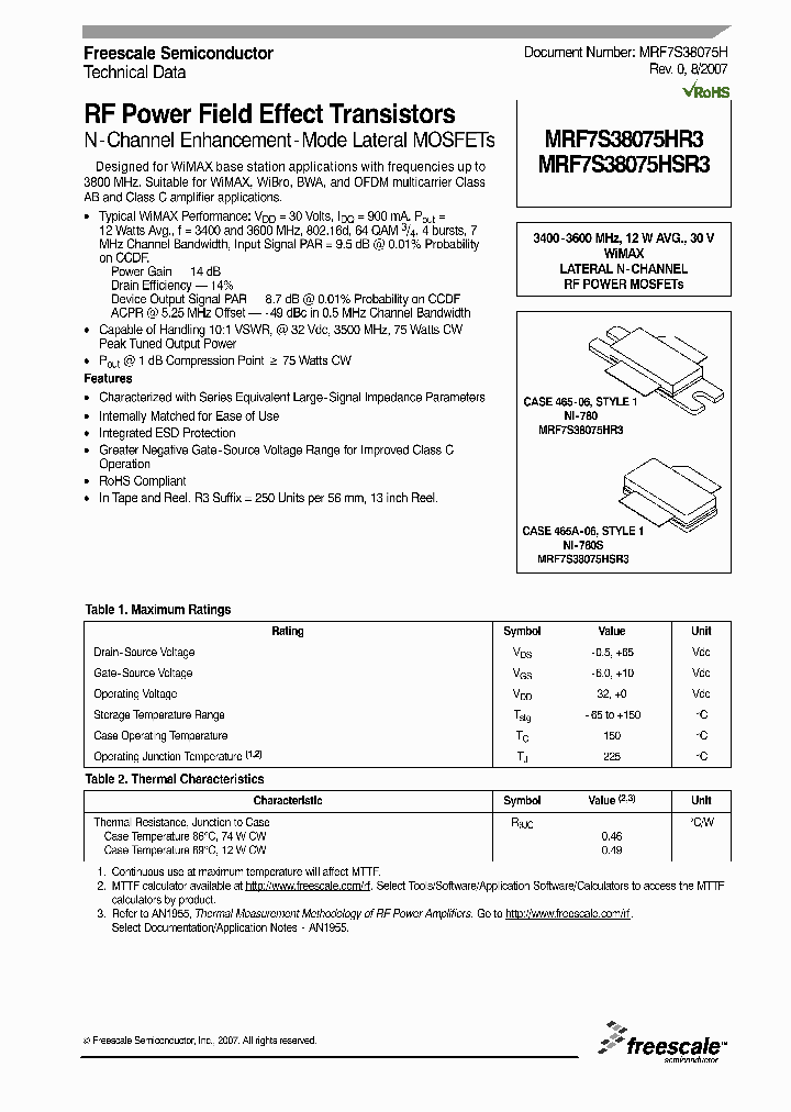 MRF7S38075HR3_4304684.PDF Datasheet