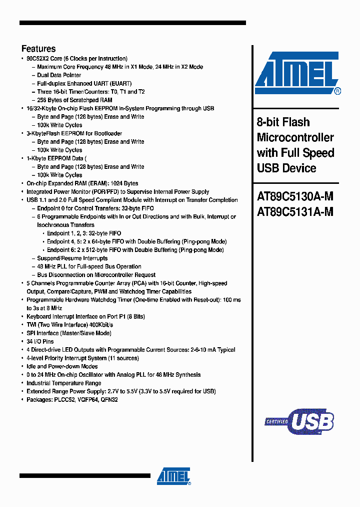 AT89C5131A-PUTUM_4306488.PDF Datasheet
