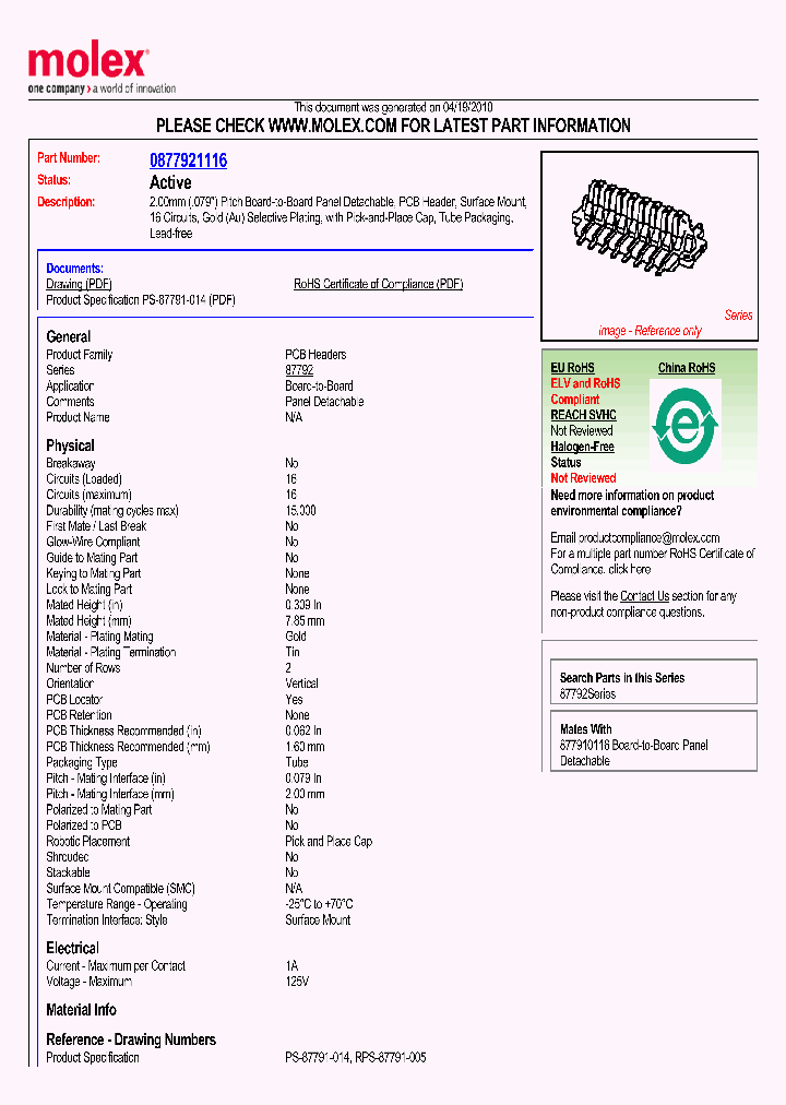 87792-1116_4321743.PDF Datasheet