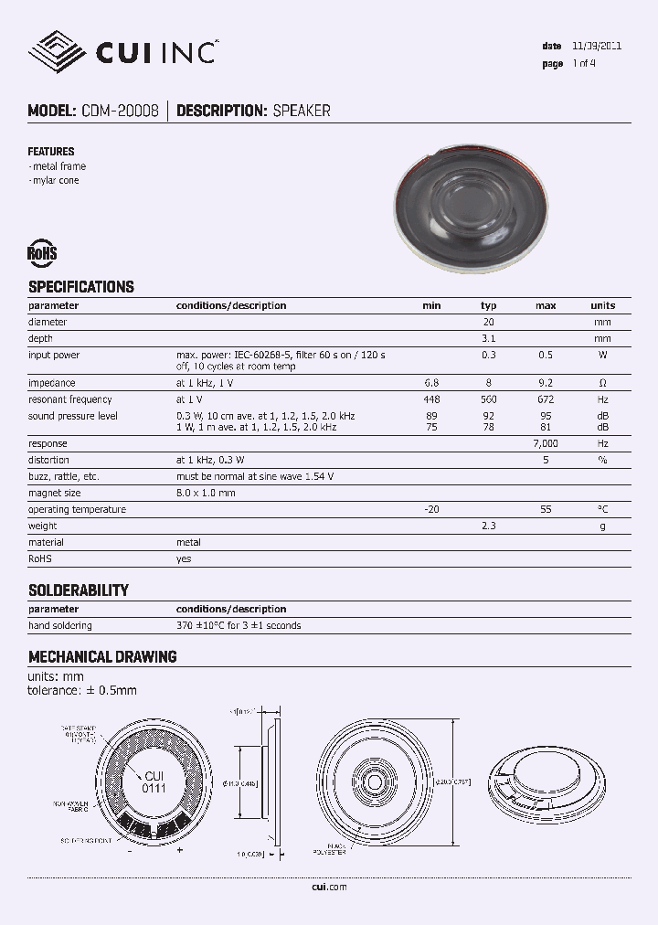 CDM-20008_4333013.PDF Datasheet