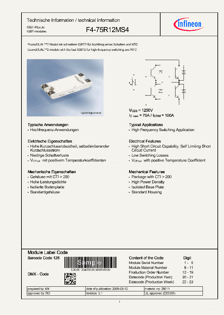 F4-75R12MS4_4341387.PDF Datasheet