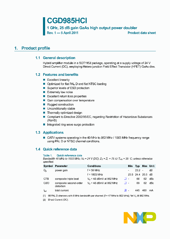 CGD985HCI_4371559.PDF Datasheet