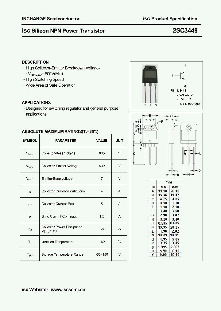 2SC3448_4381456.PDF Datasheet